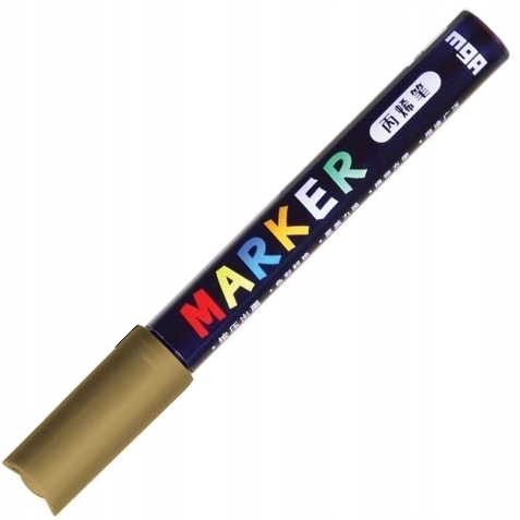 Marker akrylowy mg 1-2 mm złoty | espryciarze.pl |Skorzystaj teraz!