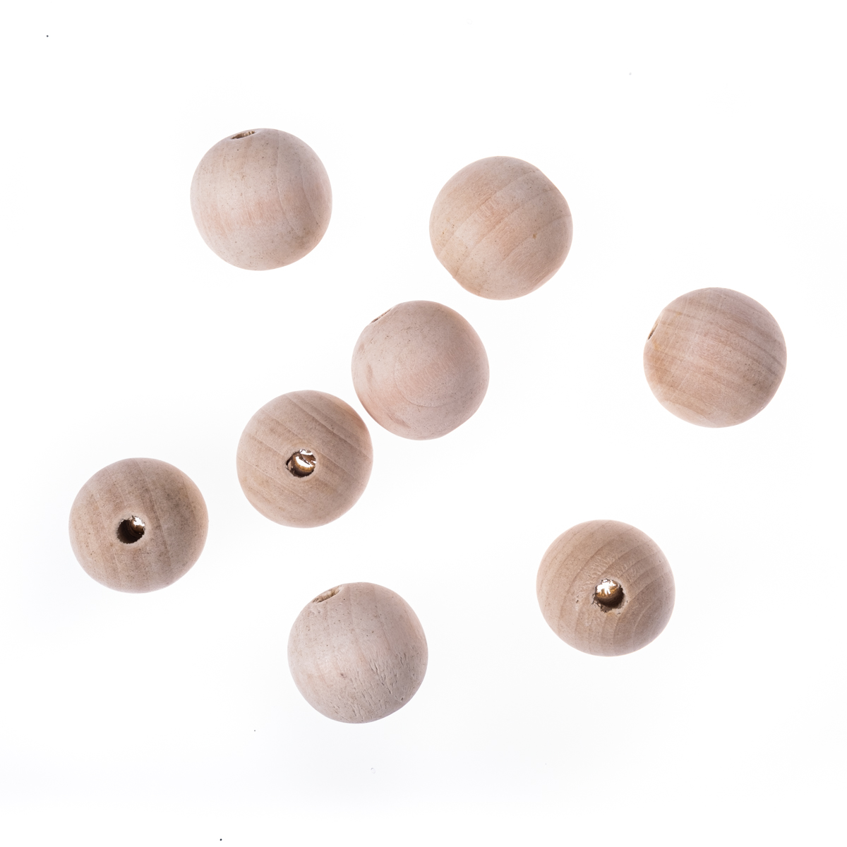 Drewniane koraliki, kulki 30 mm, zestaw 8 sztuk. | espryciarze.pl |Zamów dziś!