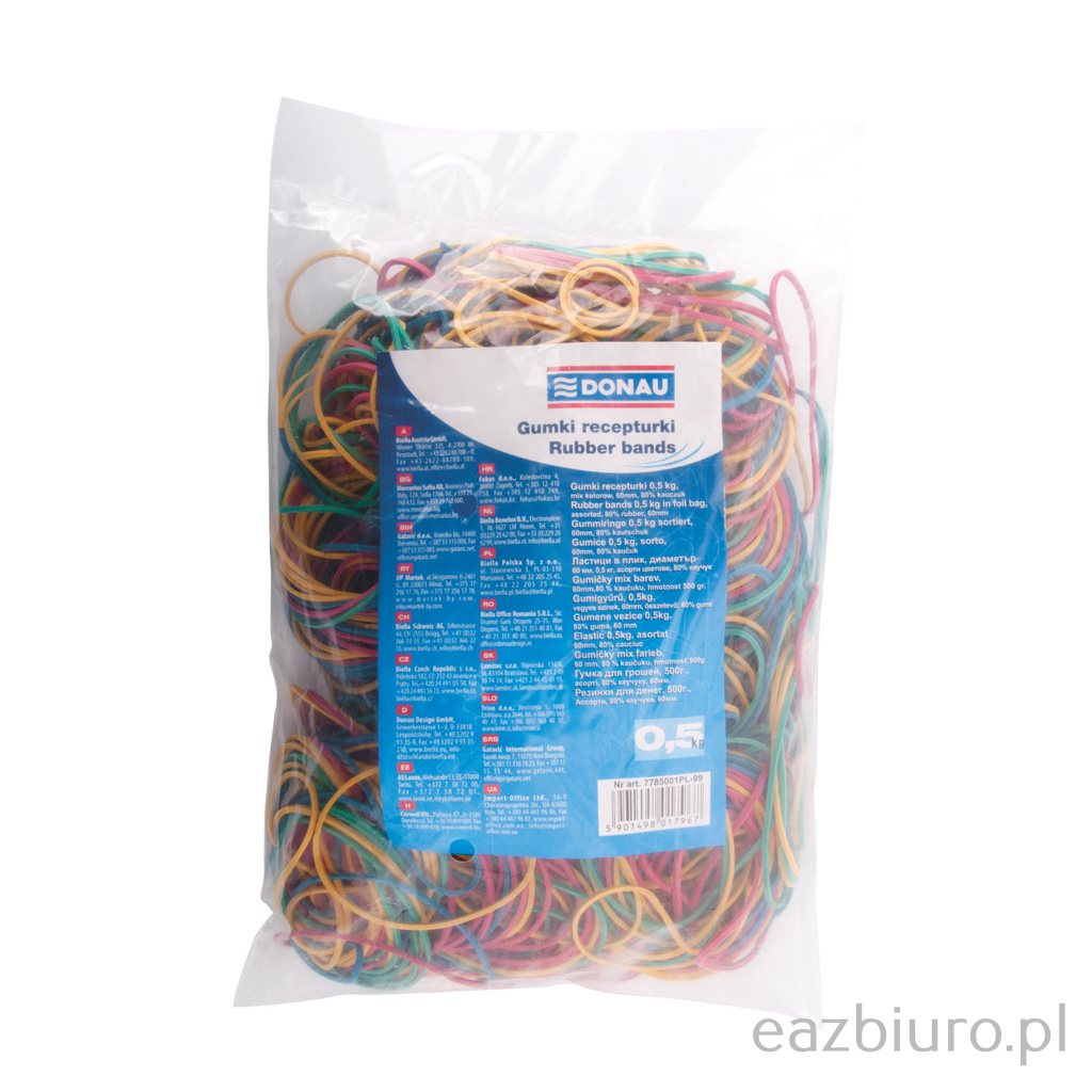 Gumki recepturki Donau 0,5 kg mix kolorów | espryciarze.pl |Kliknij i kup!