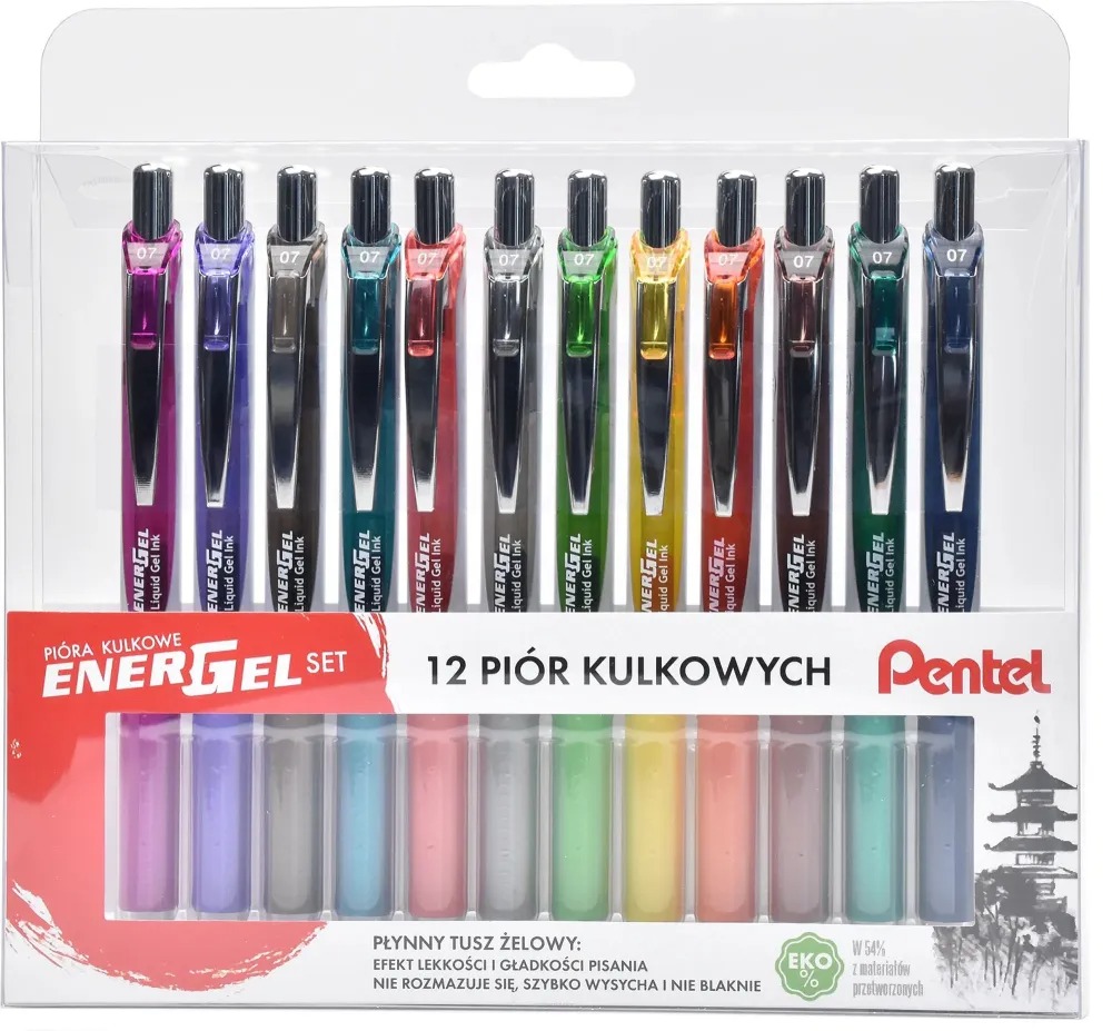 Pióro kulkowe Pentel energel bl77 zestaw 12 sztuk. | espryciarze.pl |Weź najlepszą cenę!