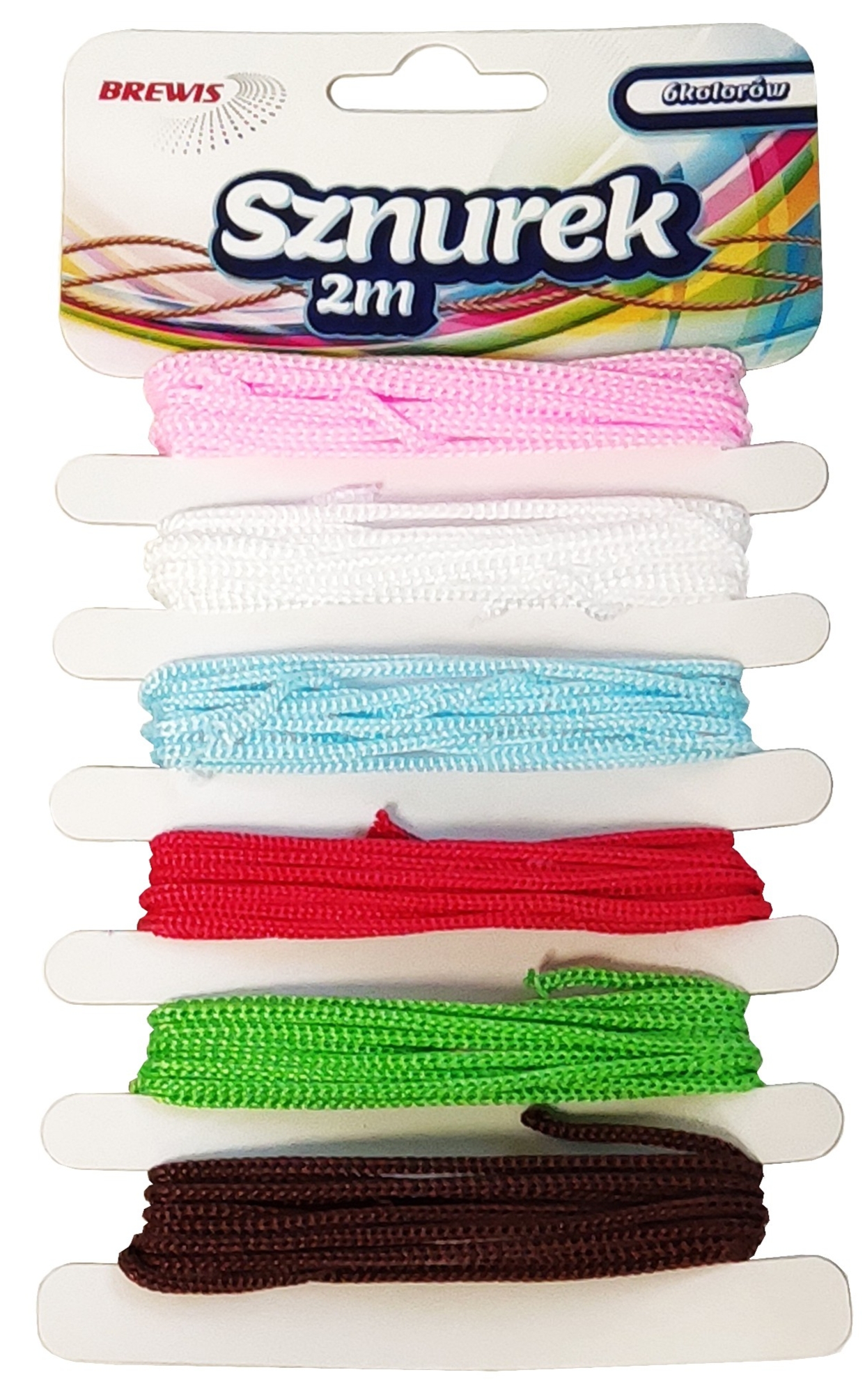 Sznurek 2 m sz6 mix 6 kolorów do biura | espryciarze.pl |Zamów online!