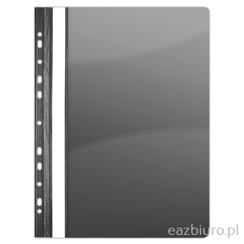 Skoroszyt Donau, pvc, A4, twardy, 150 160mikr., wpinany, czarny | espryciarze.pl |Zgarnij ofertę!