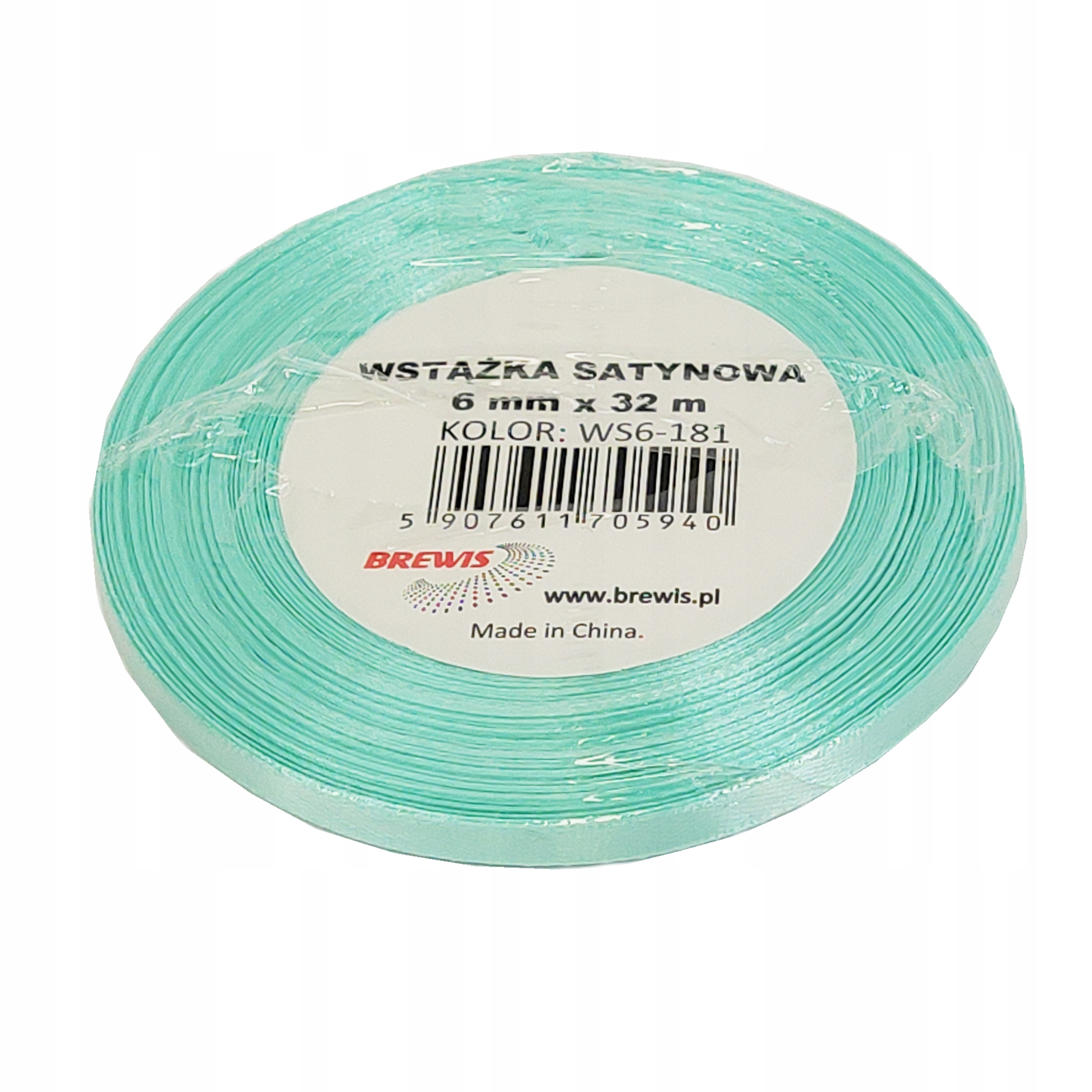 Wstążka satynowa 6mmx32 m miętowy | espryciarze.pl |Działaj teraz!