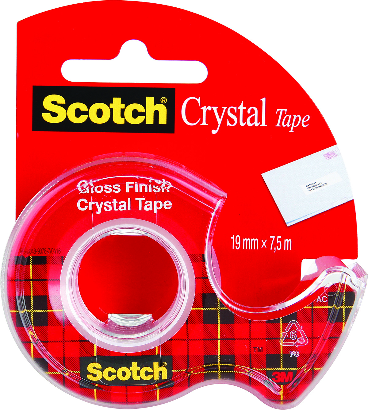 Taśma Scotch 61975 19 mm x 7,5 m crystal | espryciarze.pl |Kup teraz!