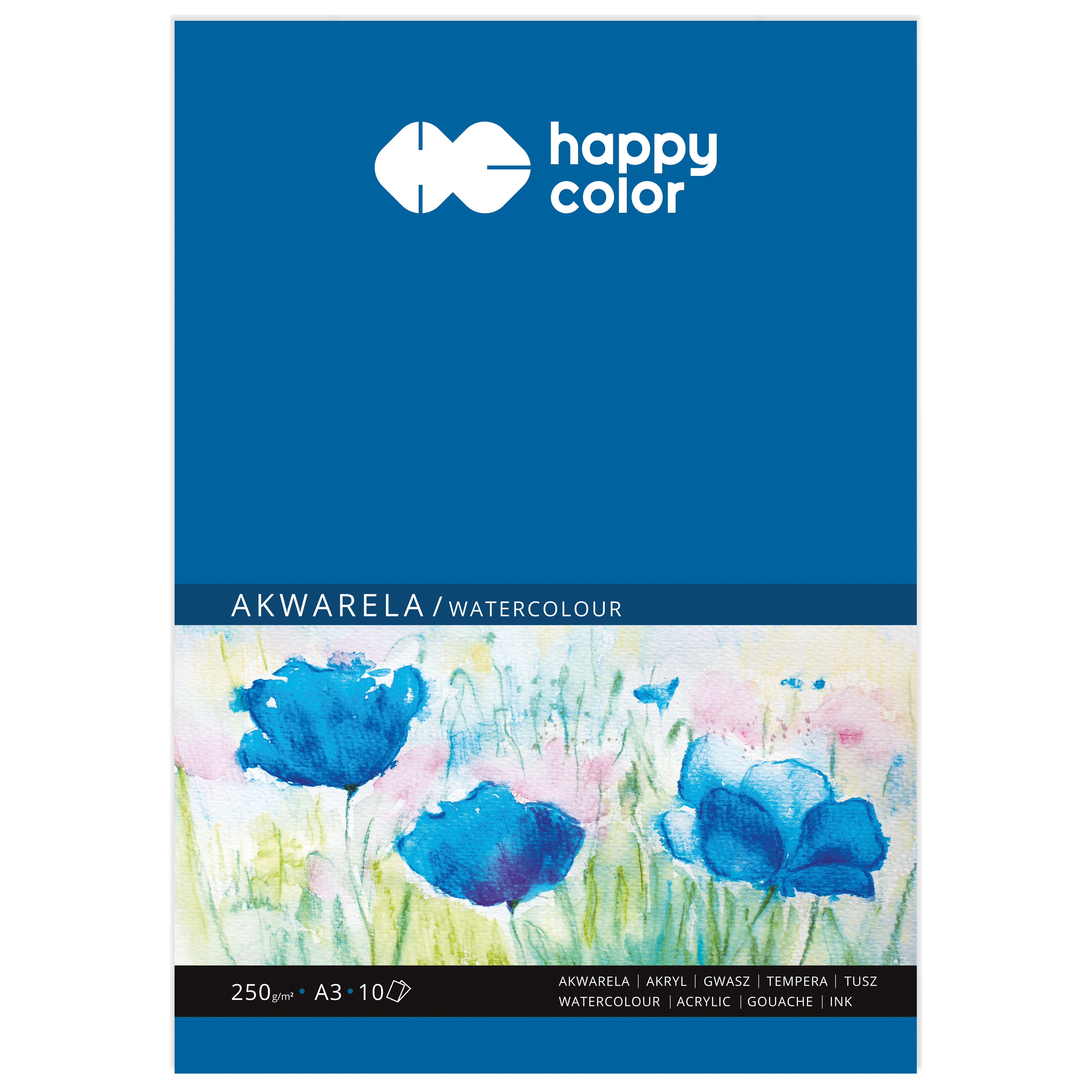 Blok akwarelowy A3, zestaw 10 arkuszy, 250 g | espryciarze.pl |Kup w super cenie!