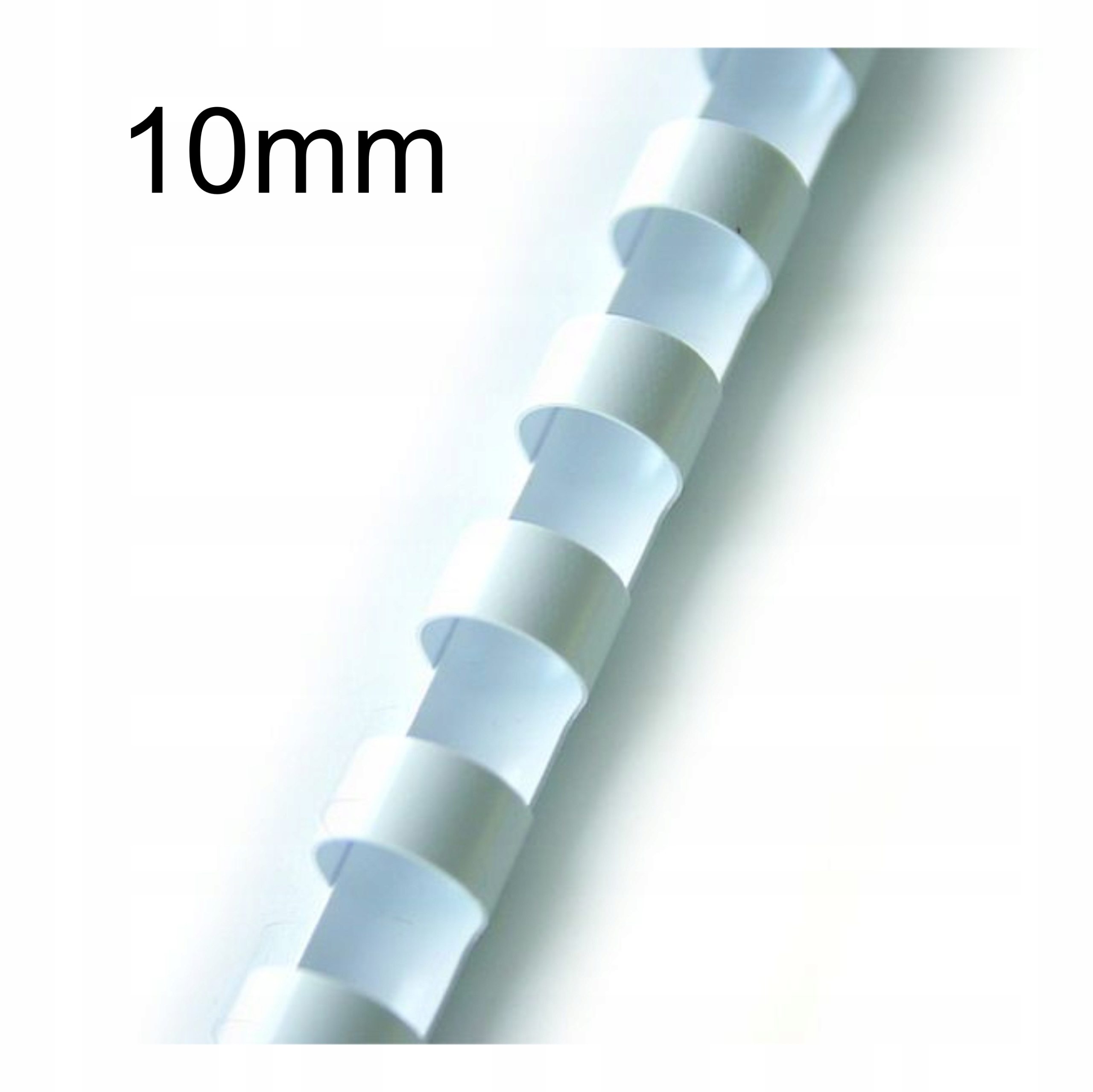 Grzbiety Plastikowe 10 mm/zestaw 100 sztuk białe Opus | espryciarze.pl |Kup w super cenie!