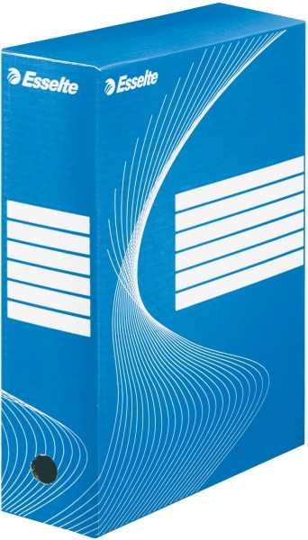 Pudełka archiwizacyjne boxy 100 mm, pojemność 1000 kartek, niebieski - pojemnik do | espryciarze.pl |Zgarnij ofertę!