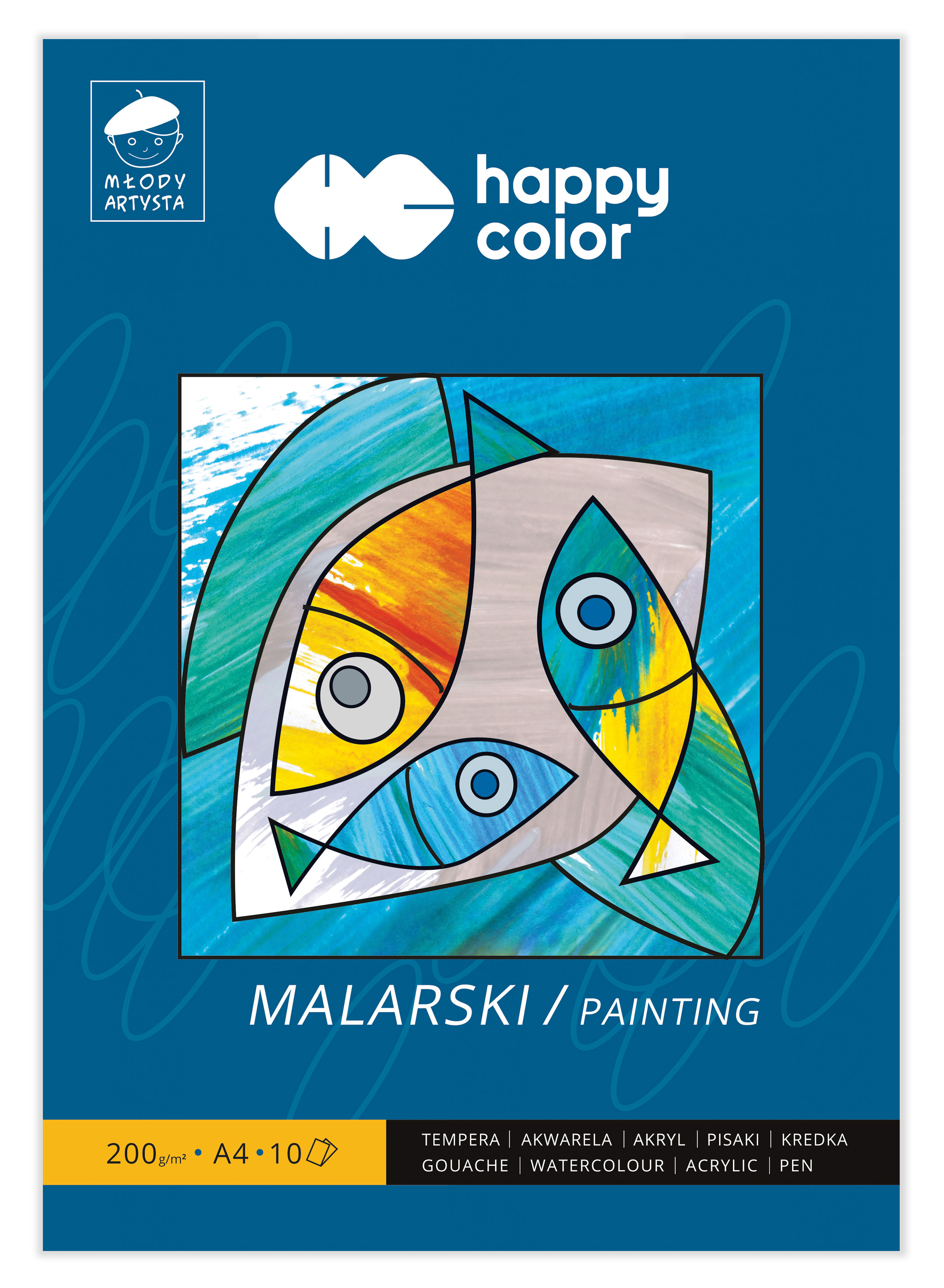 Blok malarski młody artysta A4, 200 g/m2, zestaw 10 arkuszy | espryciarze.pl |Kliknij i kup!