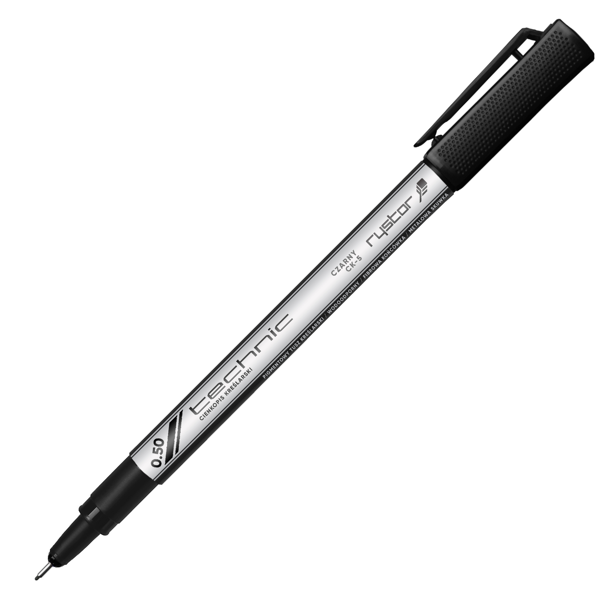 Cienkopis kreślarski technic Rystor 0,5 mm czarny | espryciarze.pl |Zamów online!