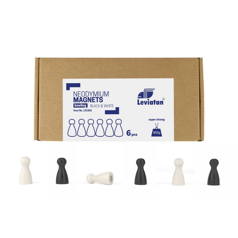 Magnesy neo Dymowe bowling czarne zestaw 6 sztuk. | espryciarze.pl |Kup taniej!