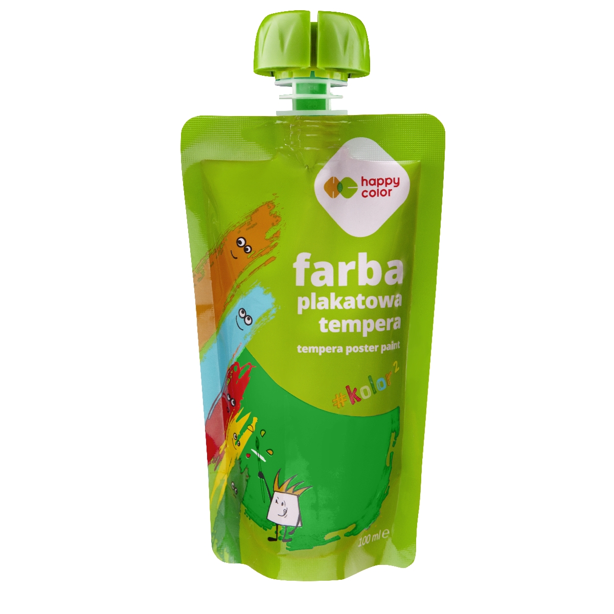 Farba plakatowa tempera w saszetce 100 ml zielona | espryciarze.pl |Złap promocję!