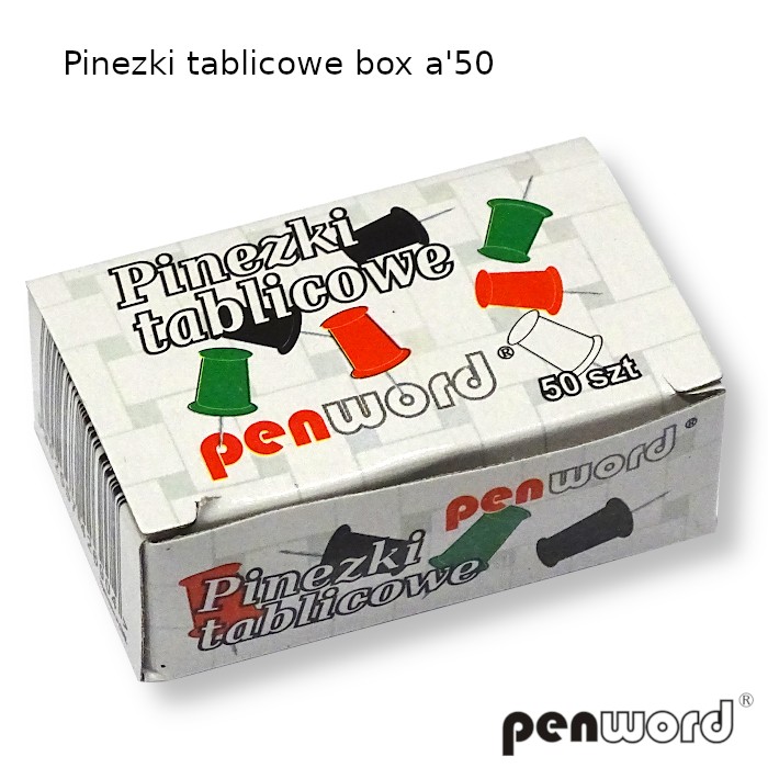 Pinezki tablicowe box a'50 do biura | espryciarze.pl |Kliknij i kup!