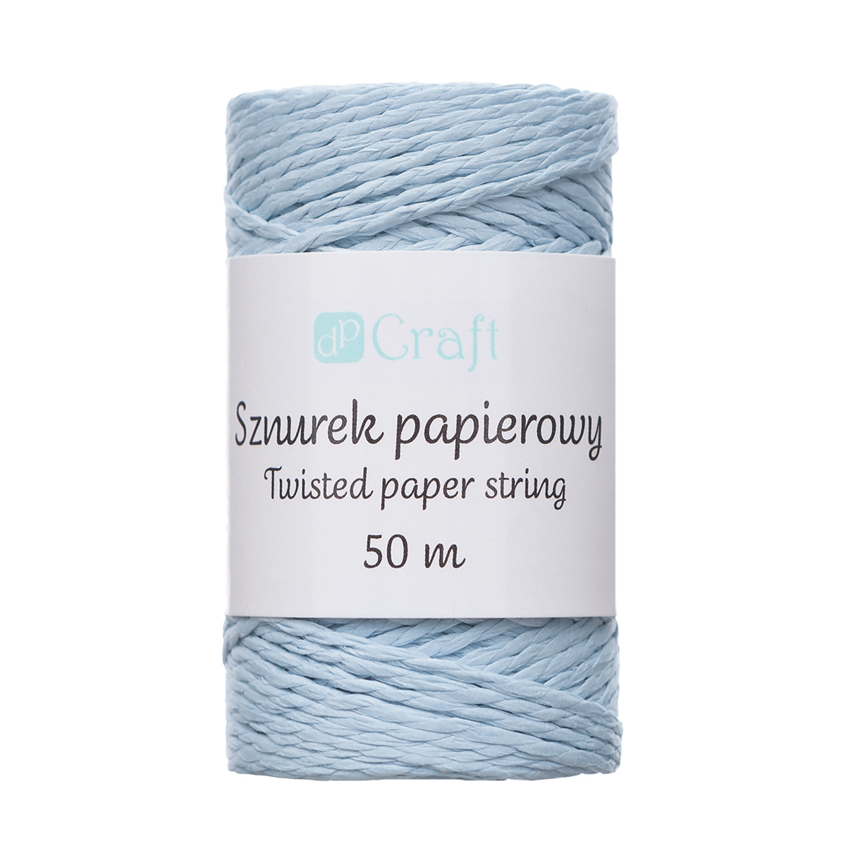 Sznurek papierowy skręcany, niebieski, 50 m | espryciarze.pl |Kup w super cenie!