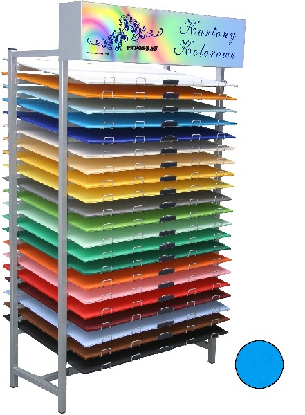 Karton 230 g 50x70 niebieski Typograf | espryciarze.pl |Działaj teraz!