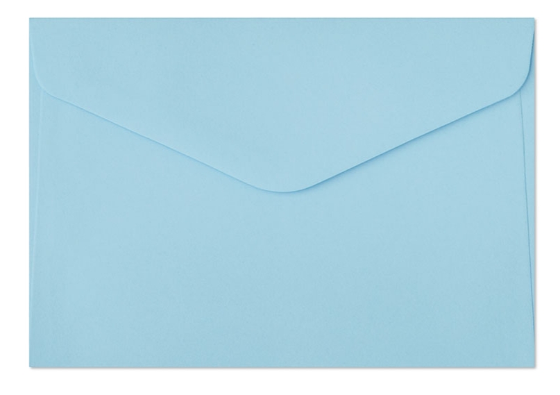 Koperta ozdobna C6 gładka satynowana niebieska 130 g/m2 zestaw 10 sztuk | espryciarze.pl |Złap promocję!
