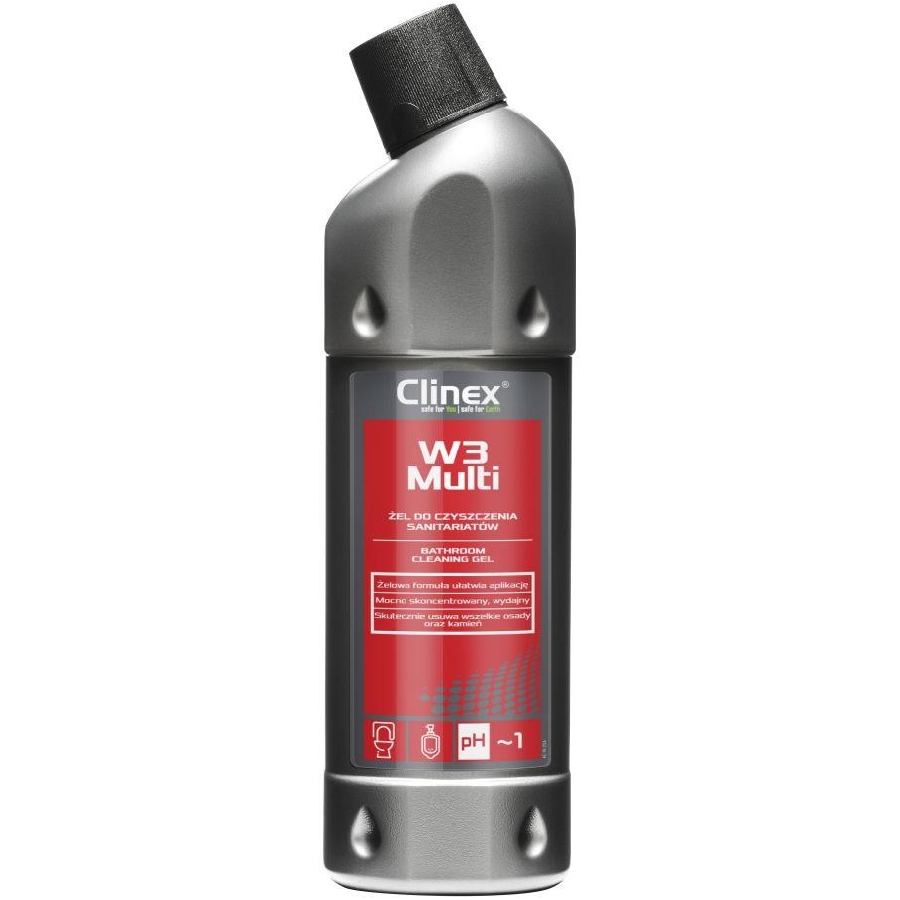 Clinex w3 multi 77-076 płyn do mycia i odkamieniania sanitariatów i łazienek 1 l | espryciarze.pl |Zgarnij ofertę!