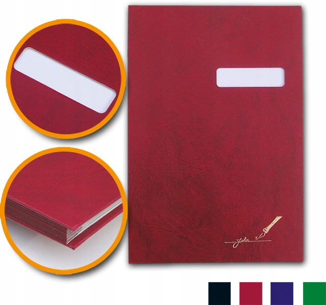 Teczka do podpisu 16kartek Okienko czarna | espryciarze.pl |Kliknij i kup!