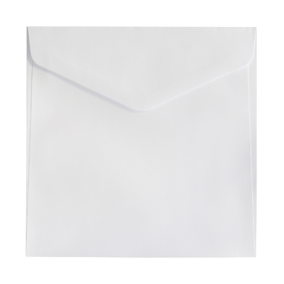Koperta ozdobna 160x160 mm gładka biała zestaw 10 sztuk. | espryciarze.pl |Kup w super cenie!
