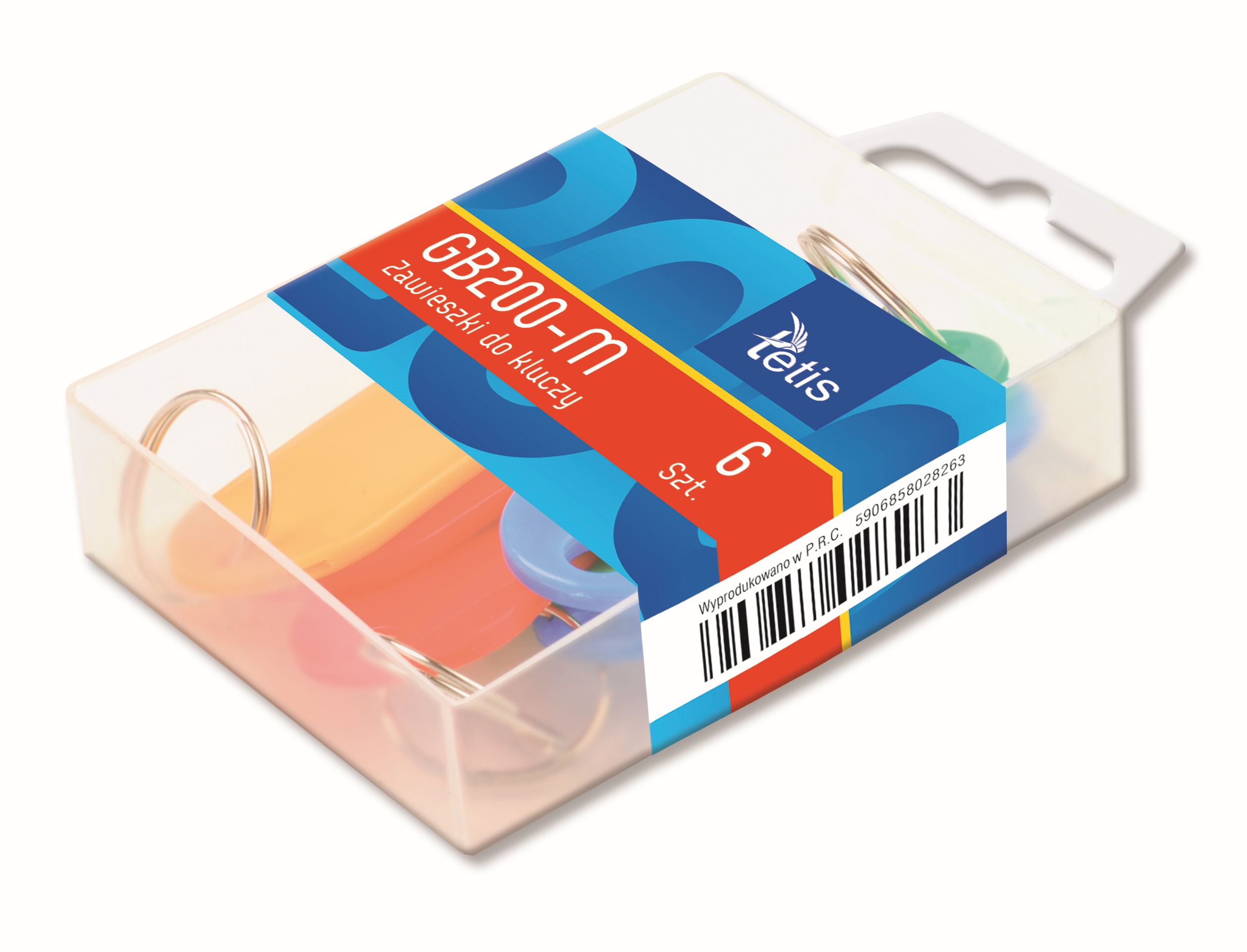 Breloczki do kluczy Tetis zestaw 6 sztuk. | espryciarze.pl |Nie zwlekaj!