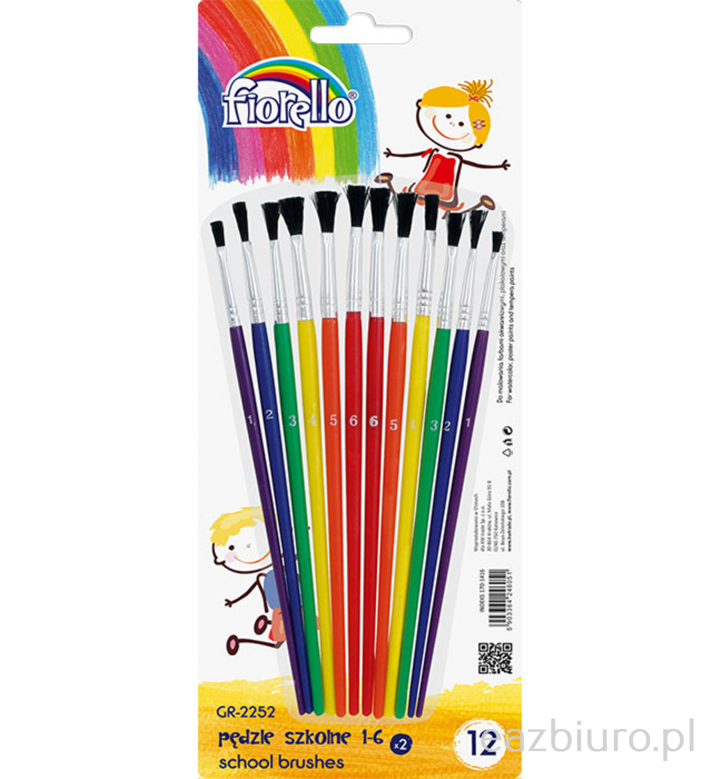 Pędzle Grand zestaw 12 sztuk 2252-12 | espryciarze.pl |Kliknij i kup!