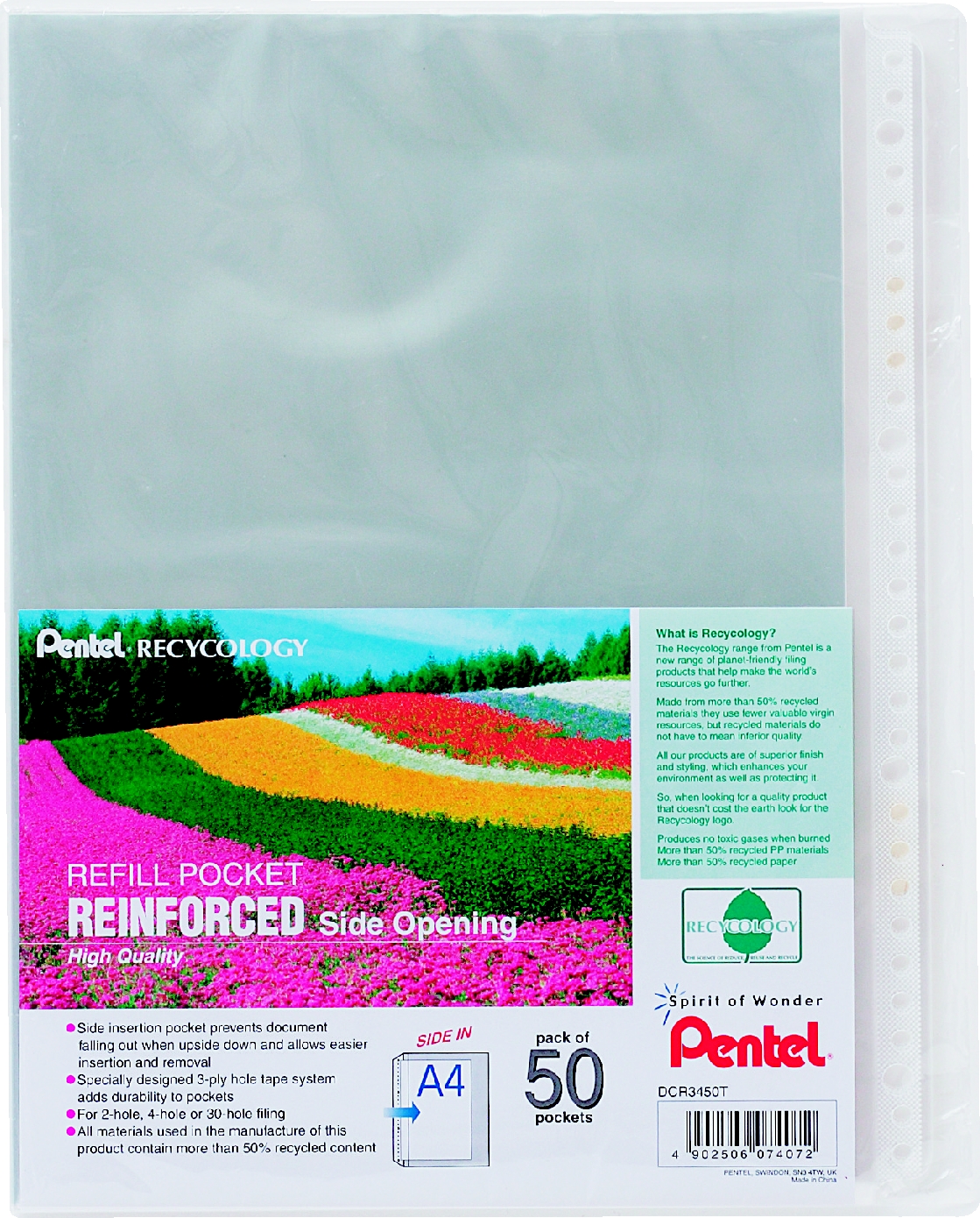 Koszulka na dokumenty A4 Pentel dcr3450 zestaw 50 sztuk | espryciarze.pl |Kup w super cenie!