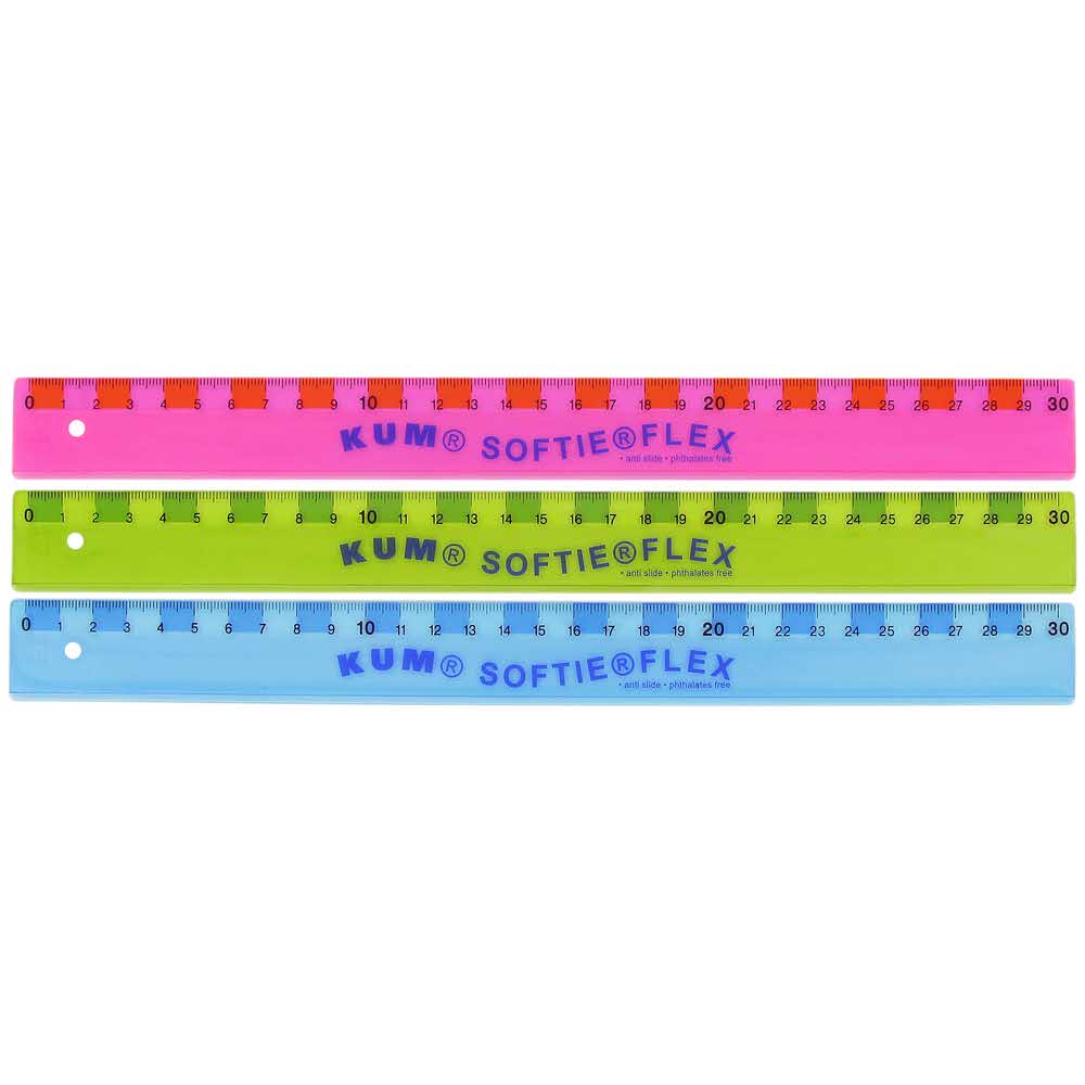 Linijka 30 cm softie flex kum do biura | espryciarze.pl |Kliknij i kup!