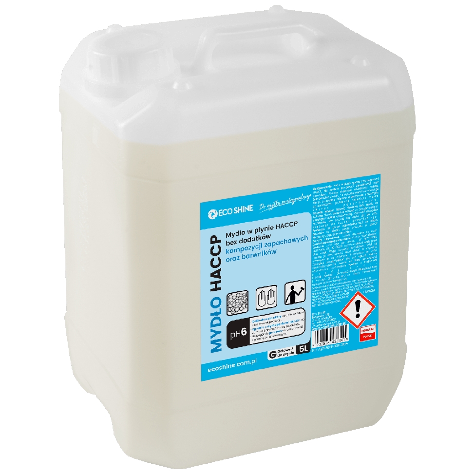 Eco Shine mydło haccp bez dodatów zapachowych i barwników 5 l | espryciarze.pl |Kup od ręki!
