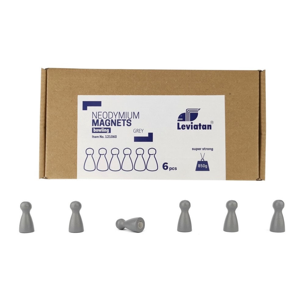 Magnesy neo Dymowe bowling szare zestaw 6 sztuk. | espryciarze.pl |Weź najlepszą cenę!