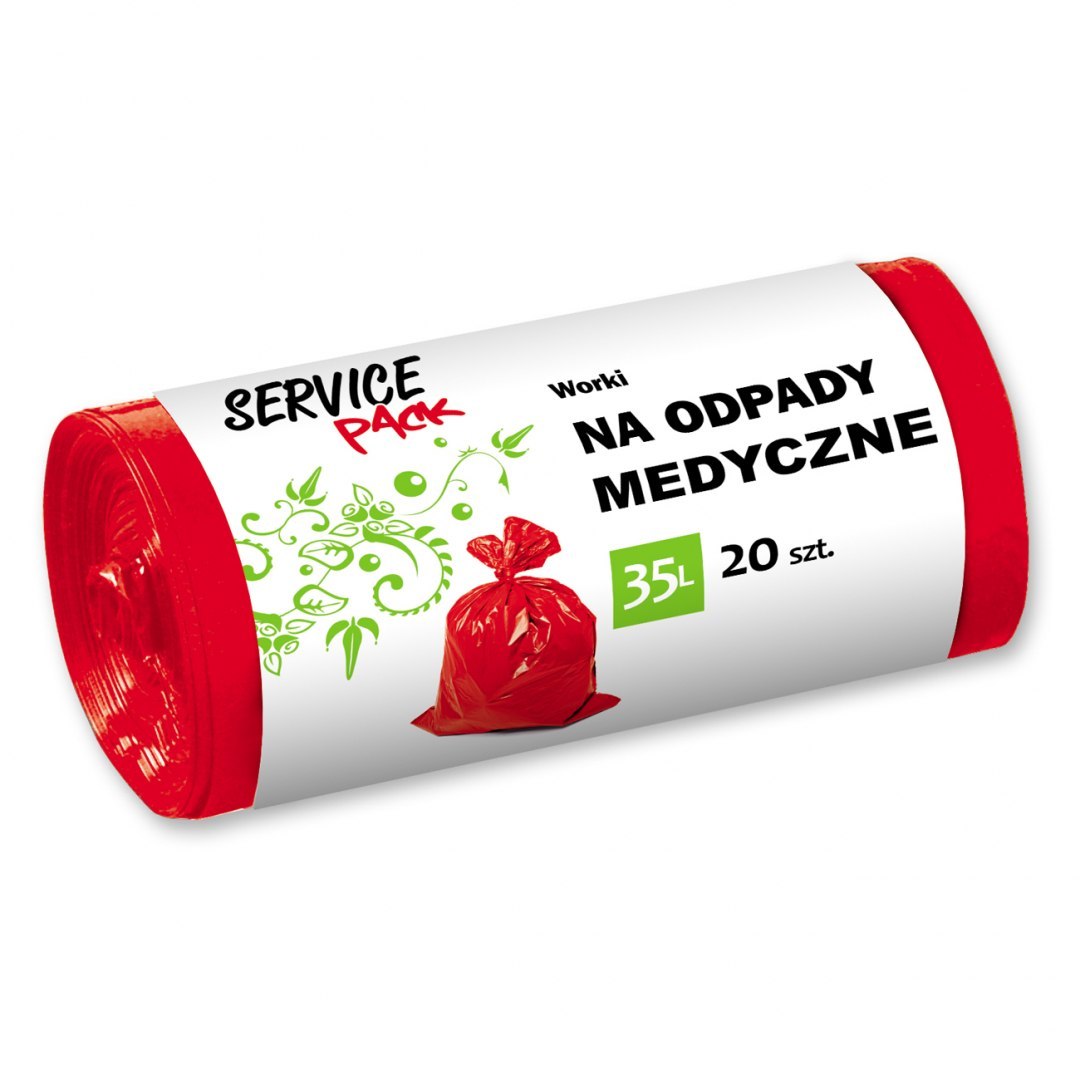 Worki na odpady medyczne ldpe 35 l zestaw 20 sztuk | espryciarze.pl |Sprawdź ofertę!