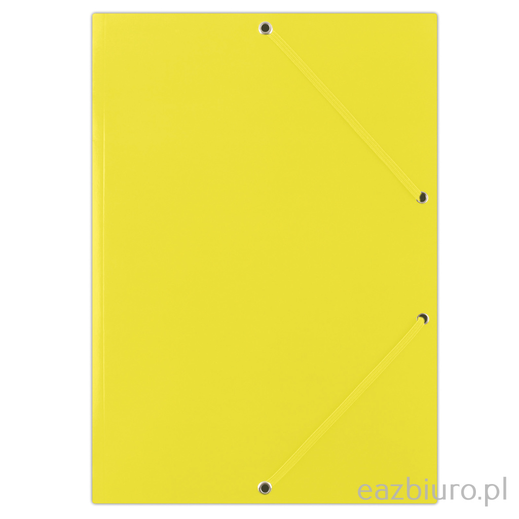 Teczka z gumką narożną A4 Donau gładka żółta | espryciarze.pl |Działaj teraz!