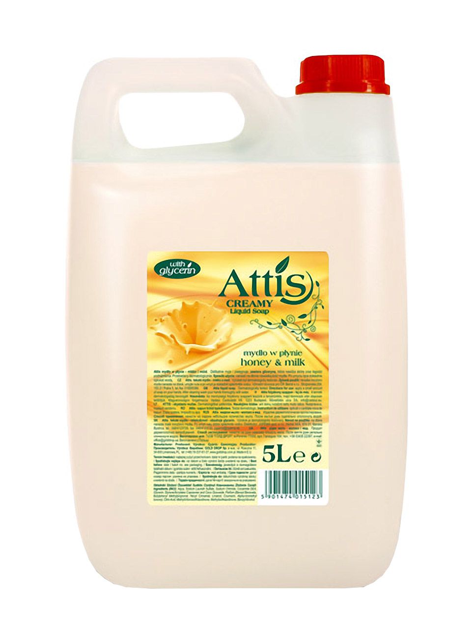 Mydło 5 l z gliceryną attis creamy | espryciarze.pl |Złap promocję!
