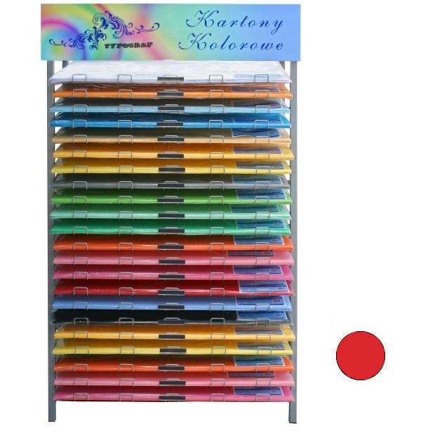 Karton kolorowy Typograf B1 240 g/m2 czerwony | espryciarze.pl |Kup teraz!