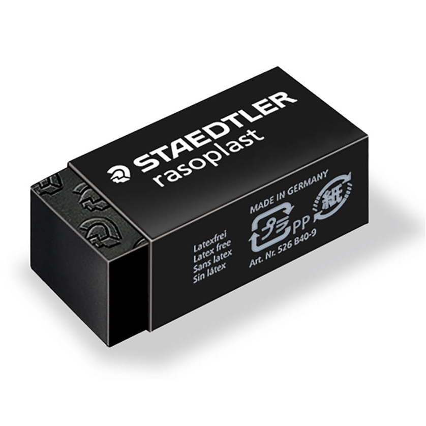 Gumka do gumowania czarna raso Plast Staedtler 33x16x13 mm | espryciarze.pl |Działaj teraz!