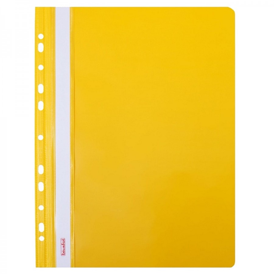 Skoroszyt Plastikowy oczkowy miękki żółty | espryciarze.pl |Zamów dziś!