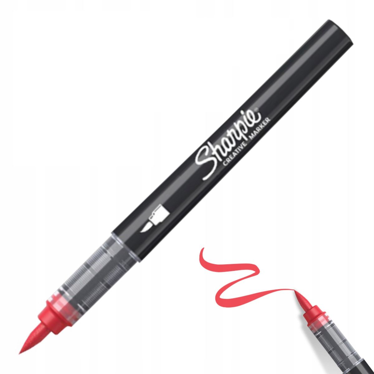 Sharpie kreatywny marker akrylowy brushpen red (czerwony) | espryciarze.pl |Zamów natychmiast!