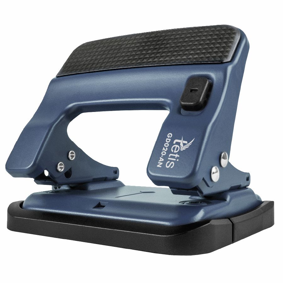 Dziurkacz metalowy niebieski do 30 kartek Tetis | espryciarze.pl |Kliknij i kup!