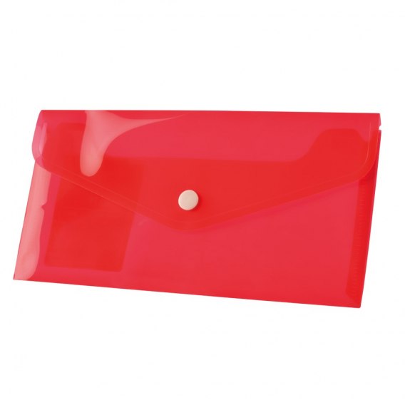 Koperta pp na zatrzask DL czerwona Tetis | espryciarze.pl |Złap promocję!