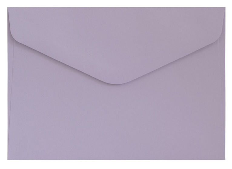 Koperta ozdobna C6 gładka satynowana lawendowa 130 g/m2 zestaw 10 sztuk | espryciarze.pl |Zamów online!