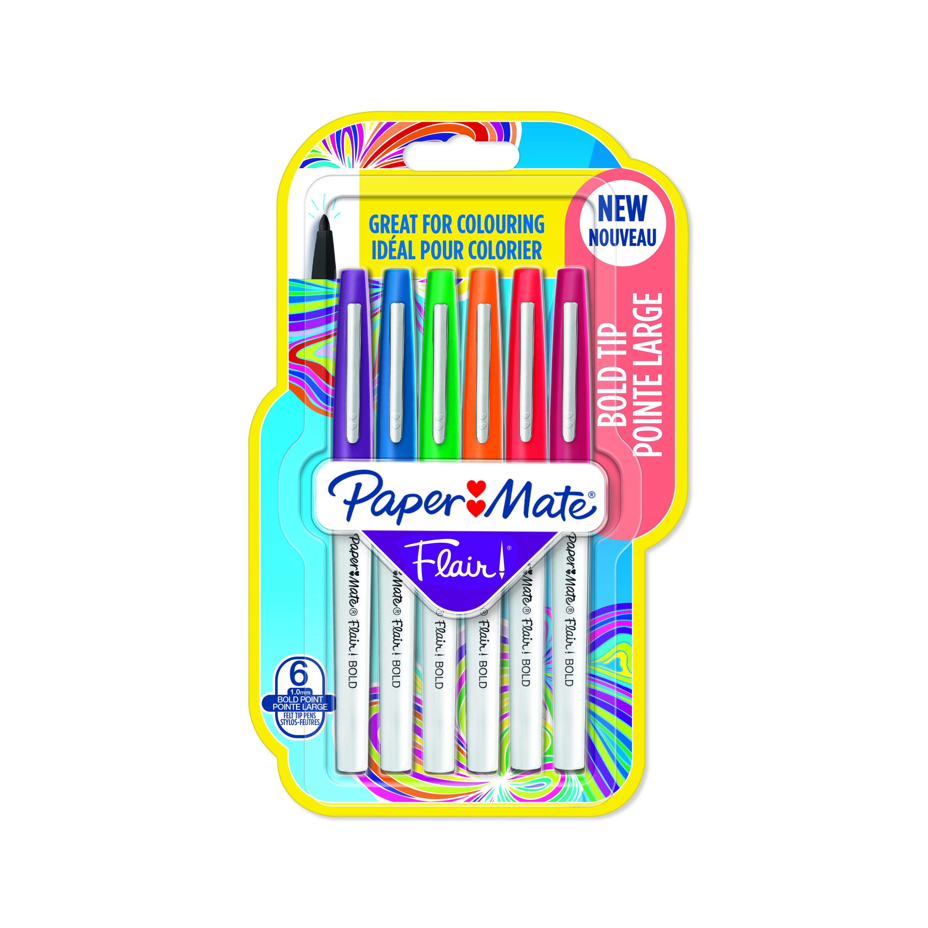 Paper Mate flair bold 6 na blistrze | espryciarze.pl |Kliknij i kup!