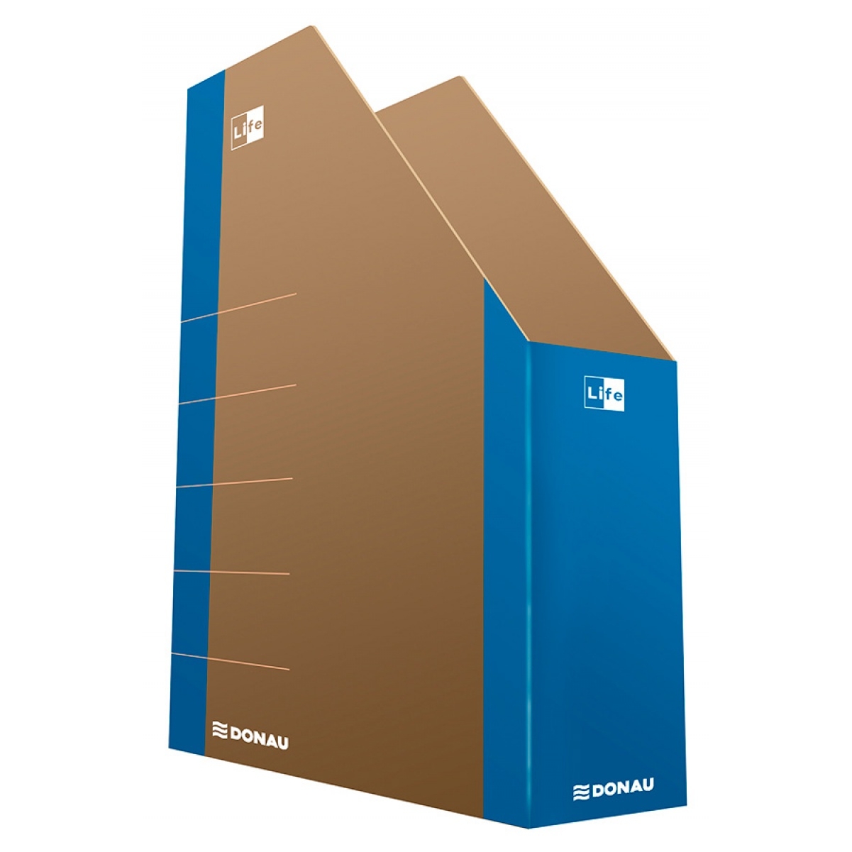 Pojemnik na dokumenty Donau life, karton, A4, niebieski | espryciarze.pl |Skorzystaj teraz!