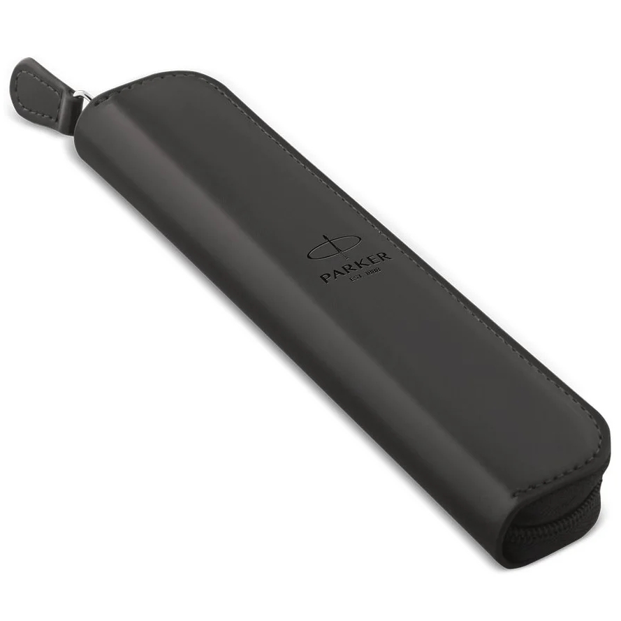 Parker pudełko etui z ekoskóry na zamek czarne | espryciarze.pl |Weź najlepszą cenę!