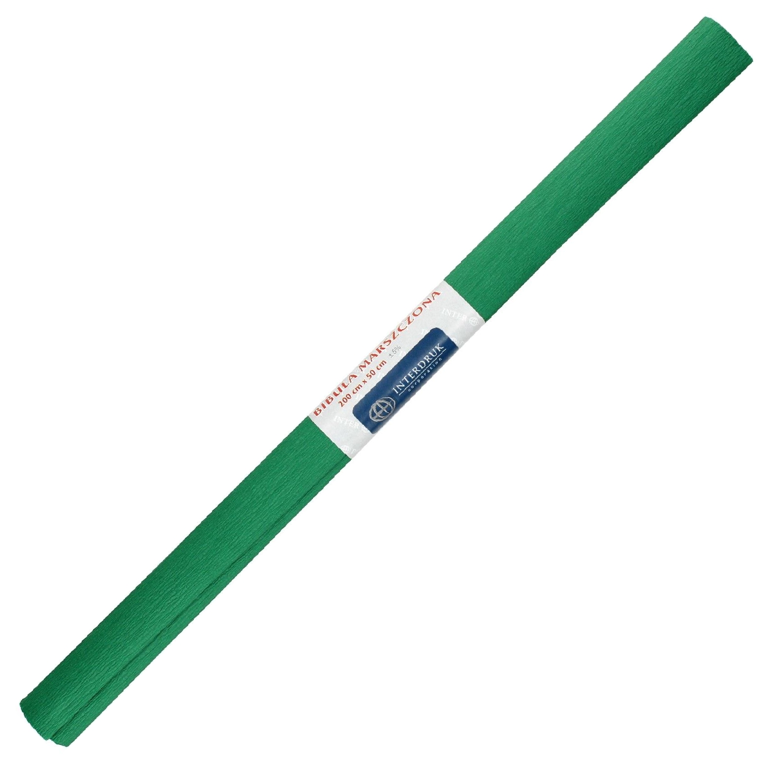 Bibuła marszczona ciemnozielona 