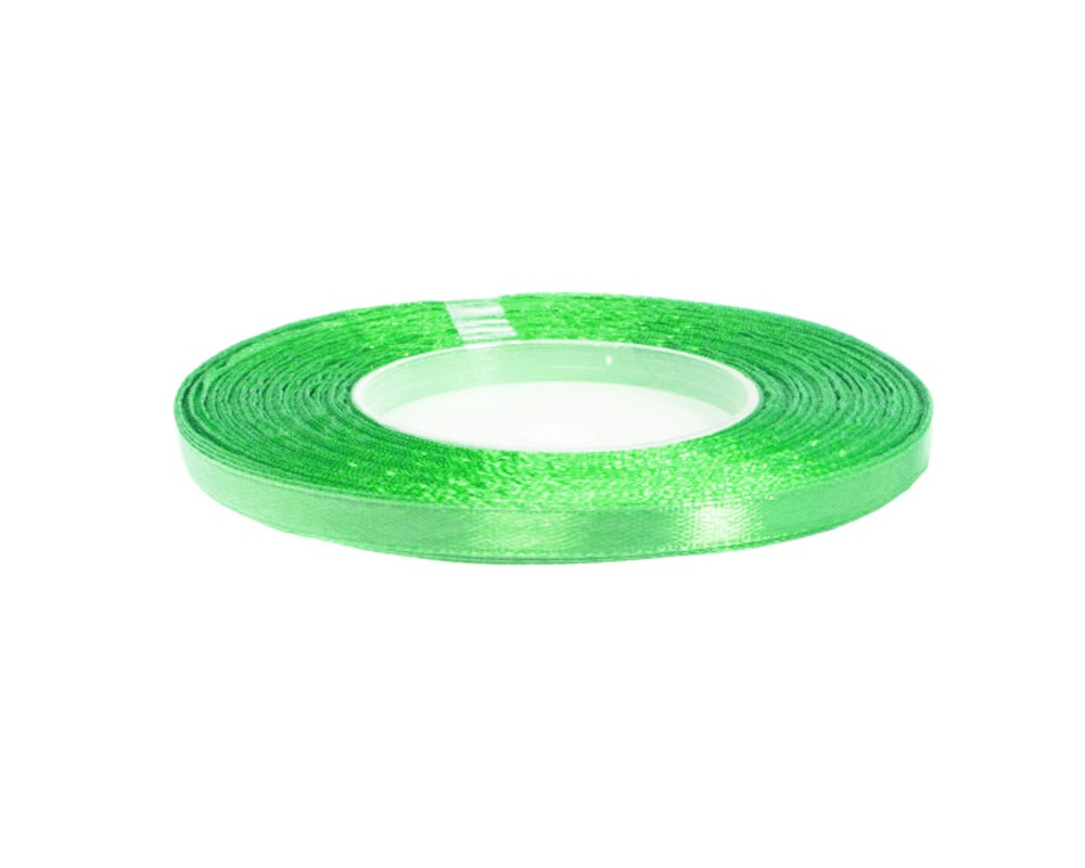 Wstążka Brewis satynowa 6 mm 32 m jasno-zielony | espryciarze.pl |Sprawdź ofertę!