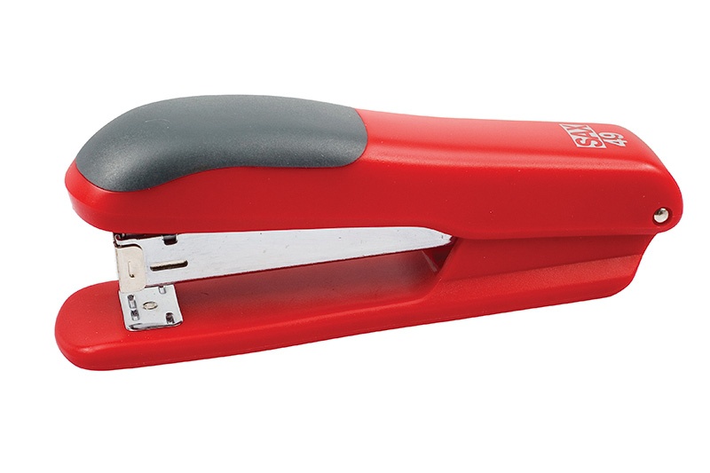 Zszywacz Sax49, zszywa do 25 kartek, czerwony | espryciarze.pl |Kup teraz!