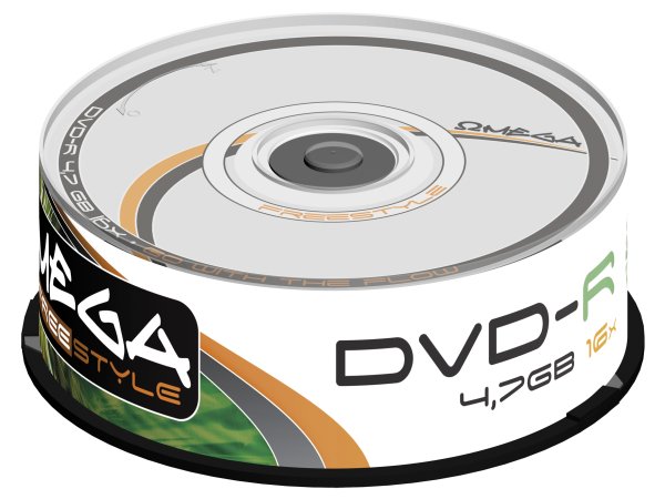Płyta dvd-r Omega 4,7gb cake 25 | espryciarze.pl |Złap promocję!