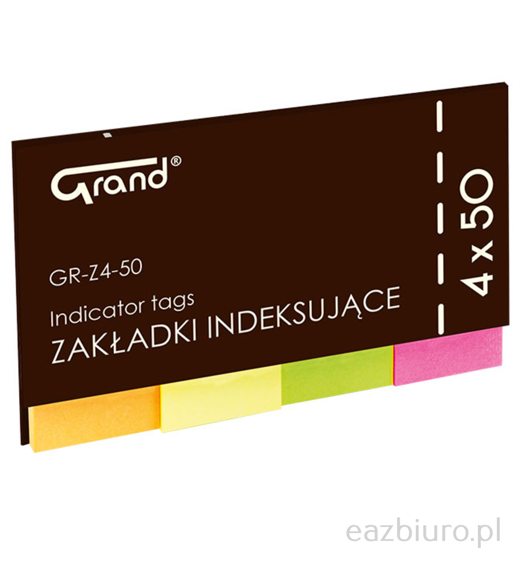 Notatnik indeksujący Grand 4 x 50 grz450 | espryciarze.pl |Złap promocję!