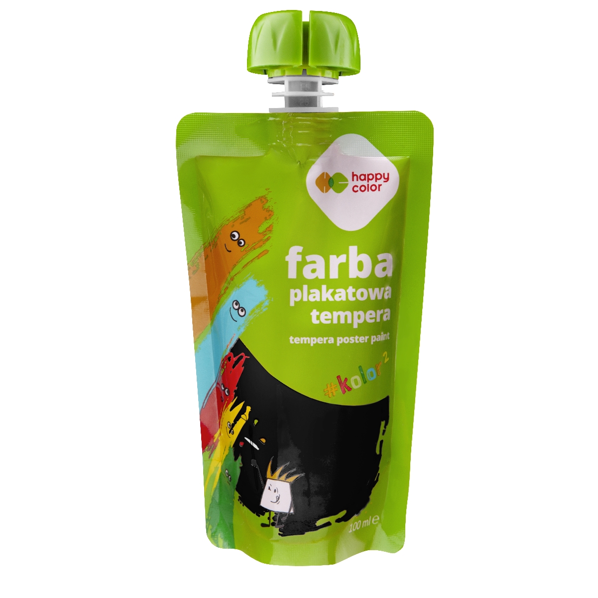 Farba plakatowa tempera w saszetce 100 ml czarny | espryciarze.pl |Działaj teraz!
