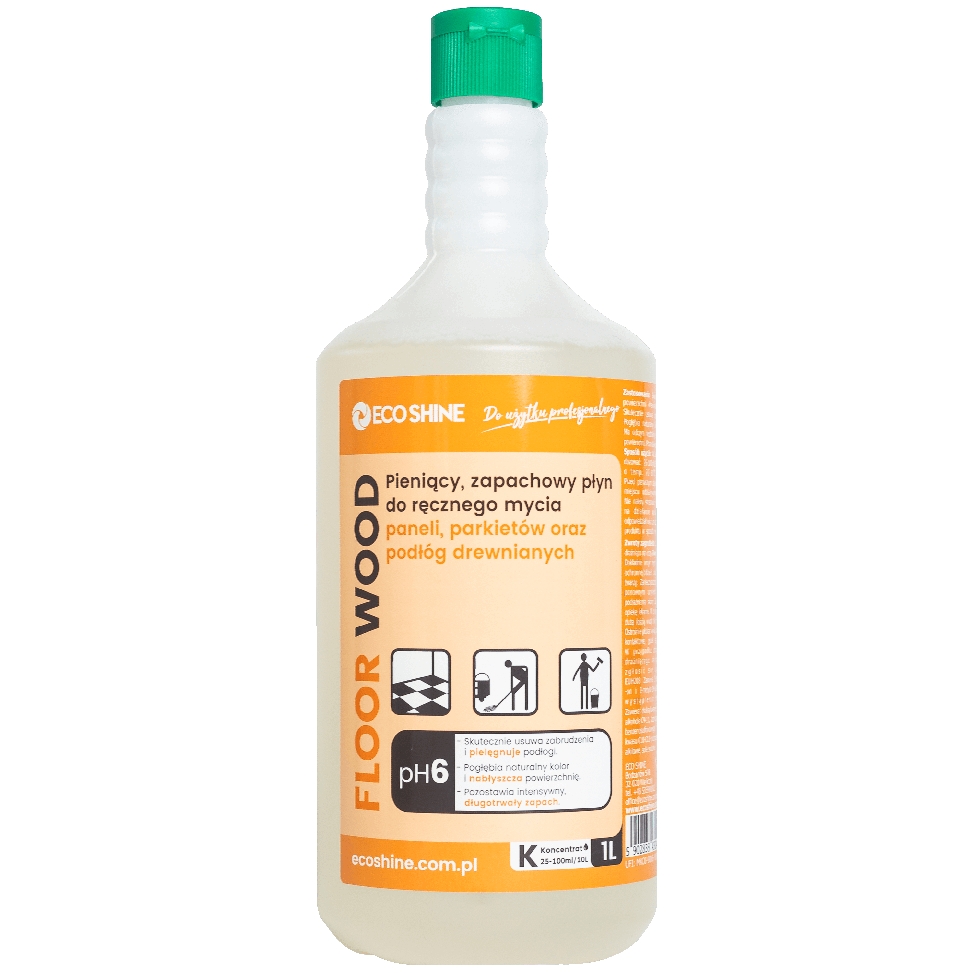 Eco Shine floor wood 1 l płyn do mycia paneli, parkietu oraz podłóg drewnianych | espryciarze.pl |Kup w super cenie!