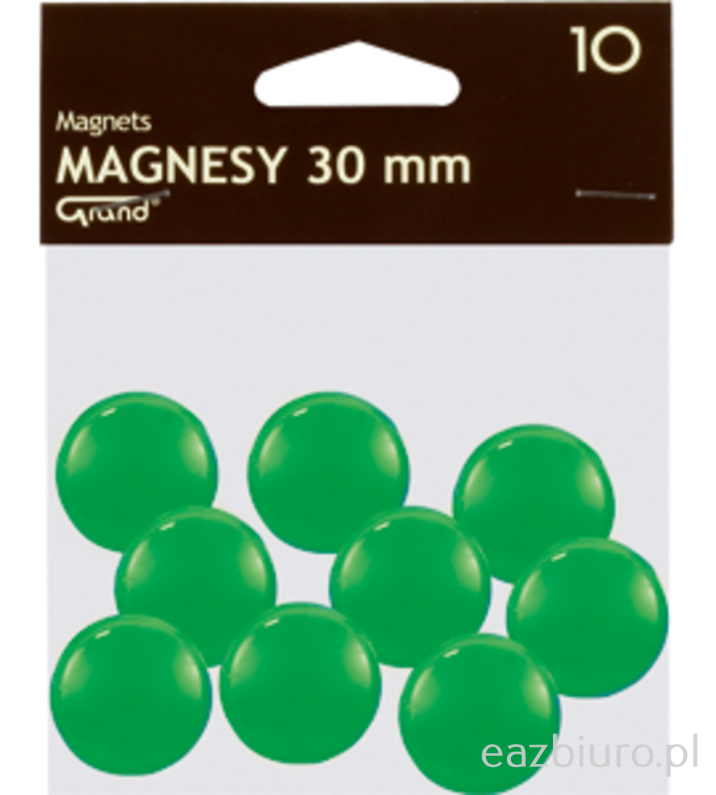 Magnes 30 mm Grand zielony zestaw 10 sztuk | espryciarze.pl |Zamów online!