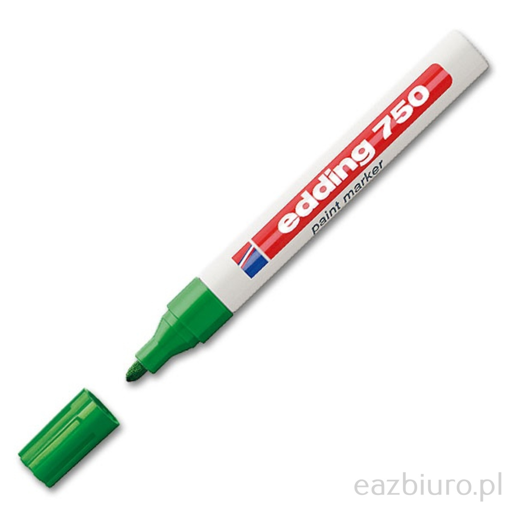 Marker olejowy Edding 750 gruby zielony | espryciarze.pl |Kup w super cenie!